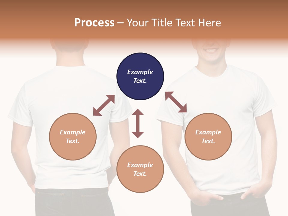 Clothing T Shirt White Beauty PowerPoint Template