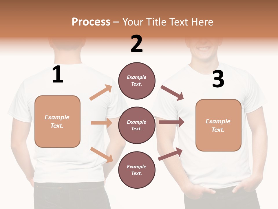 Clothing T Shirt White Beauty PowerPoint Template