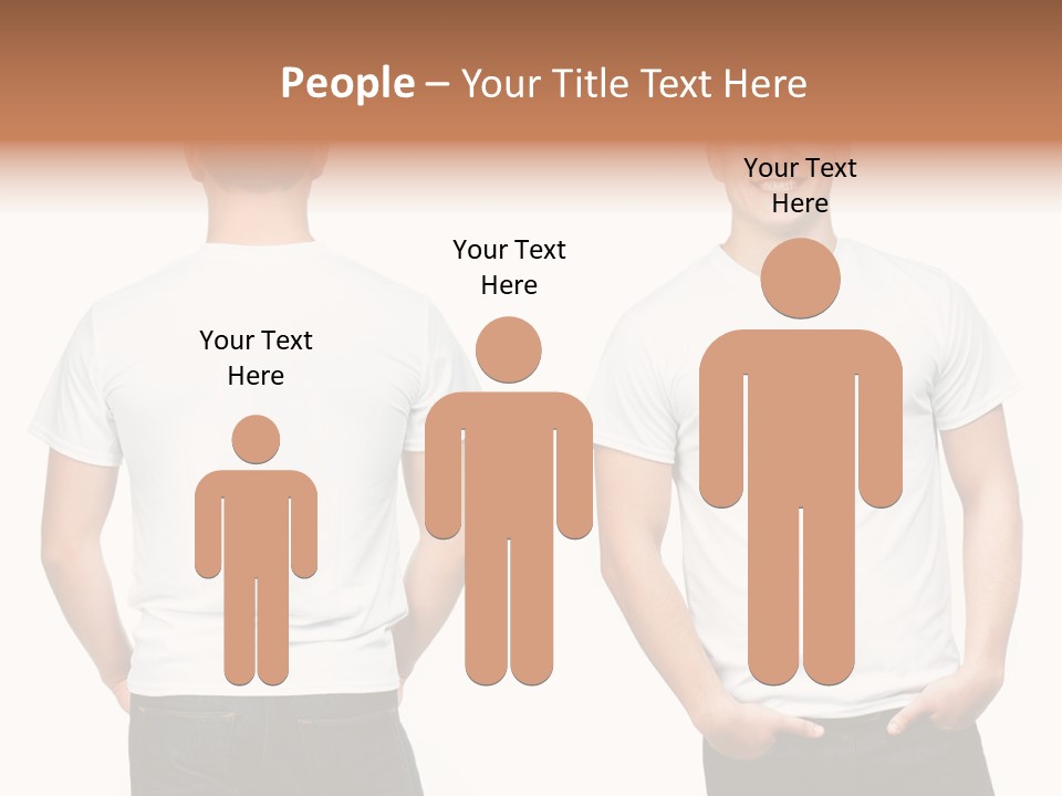 Clothing T Shirt White Beauty PowerPoint Template