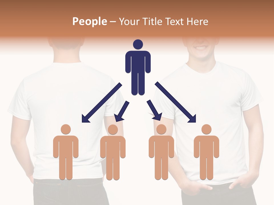 Clothing T Shirt White Beauty PowerPoint Template