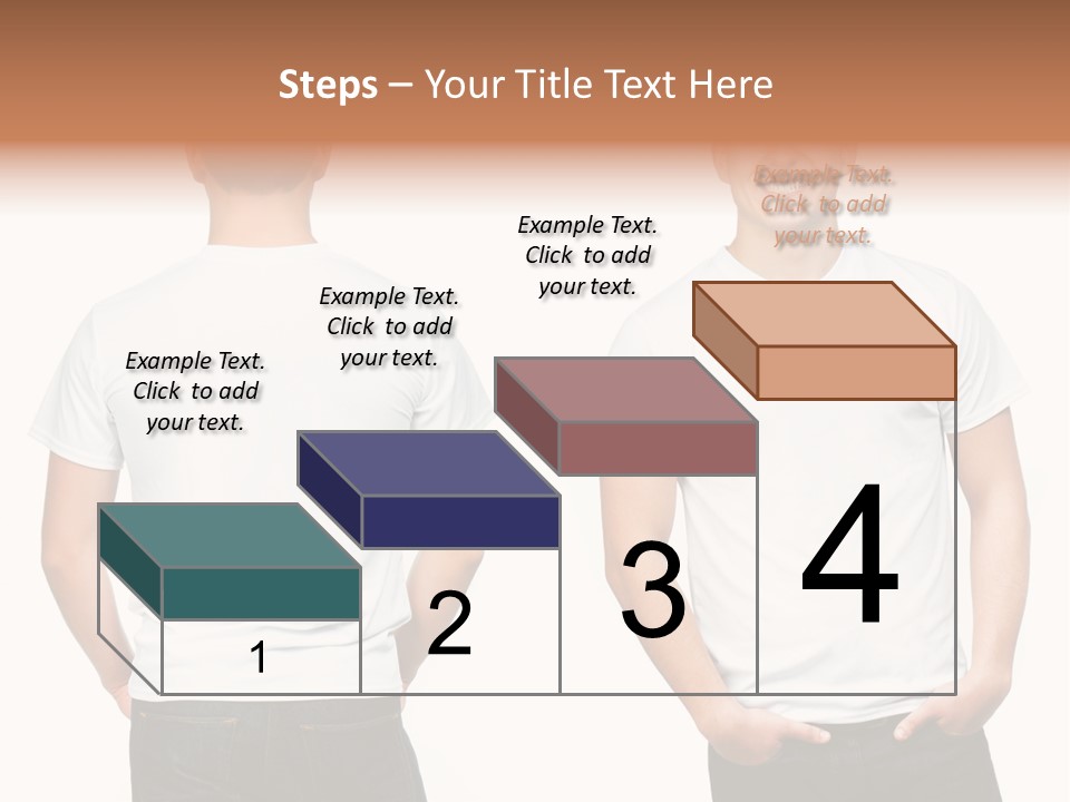 Clothing T Shirt White Beauty PowerPoint Template