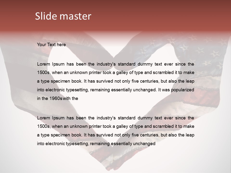 Independence Patriot Celebrate PowerPoint Template