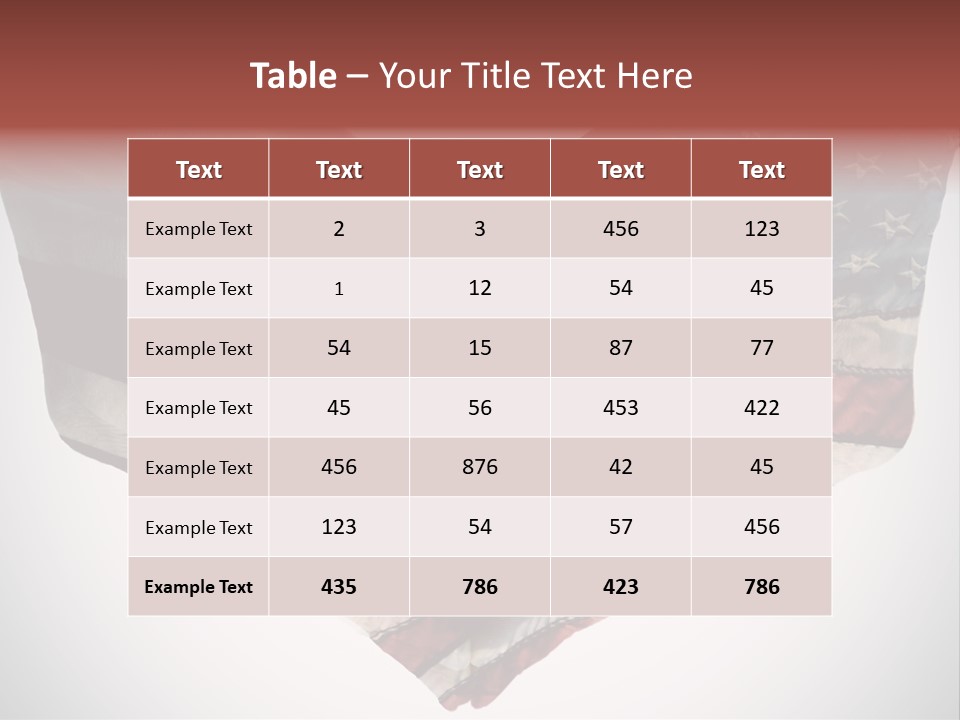 Independence Patriot Celebrate PowerPoint Template