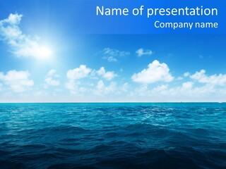 Bay Travel Paradise PowerPoint Template