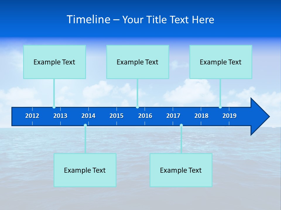 Bay Travel Paradise PowerPoint Template