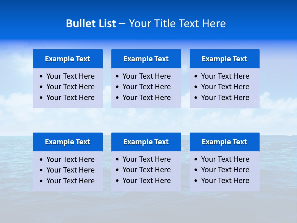 Bay Travel Paradise PowerPoint Template