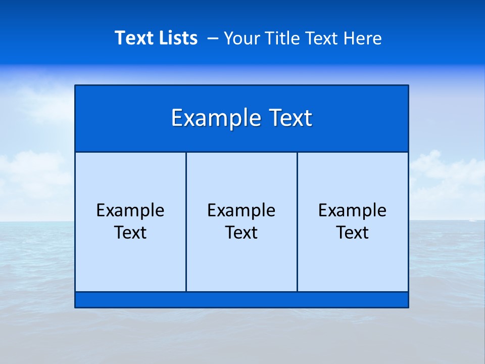 Bay Travel Paradise PowerPoint Template