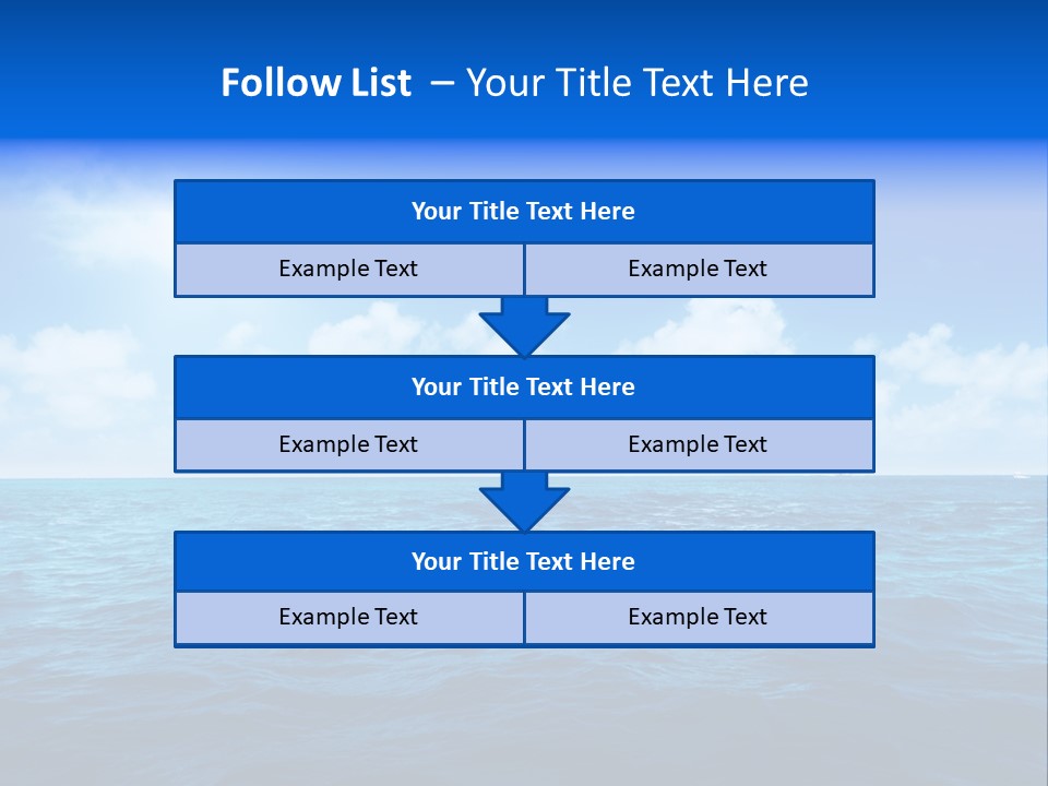 Bay Travel Paradise PowerPoint Template
