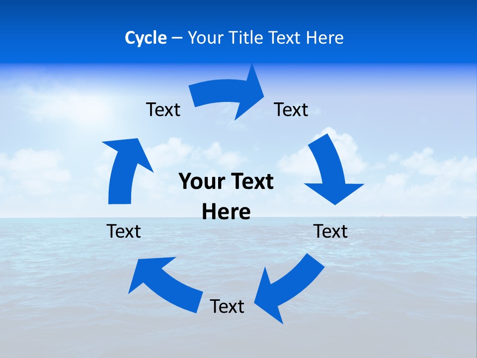 Bay Travel Paradise PowerPoint Template