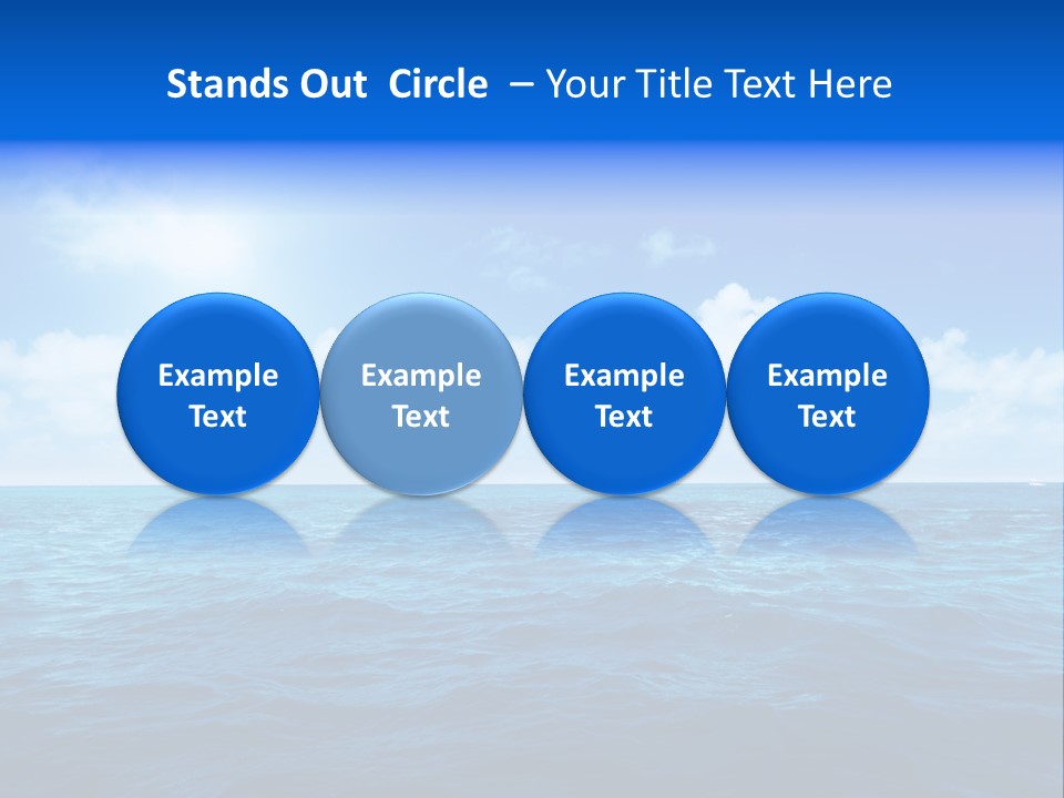 Bay Travel Paradise PowerPoint Template