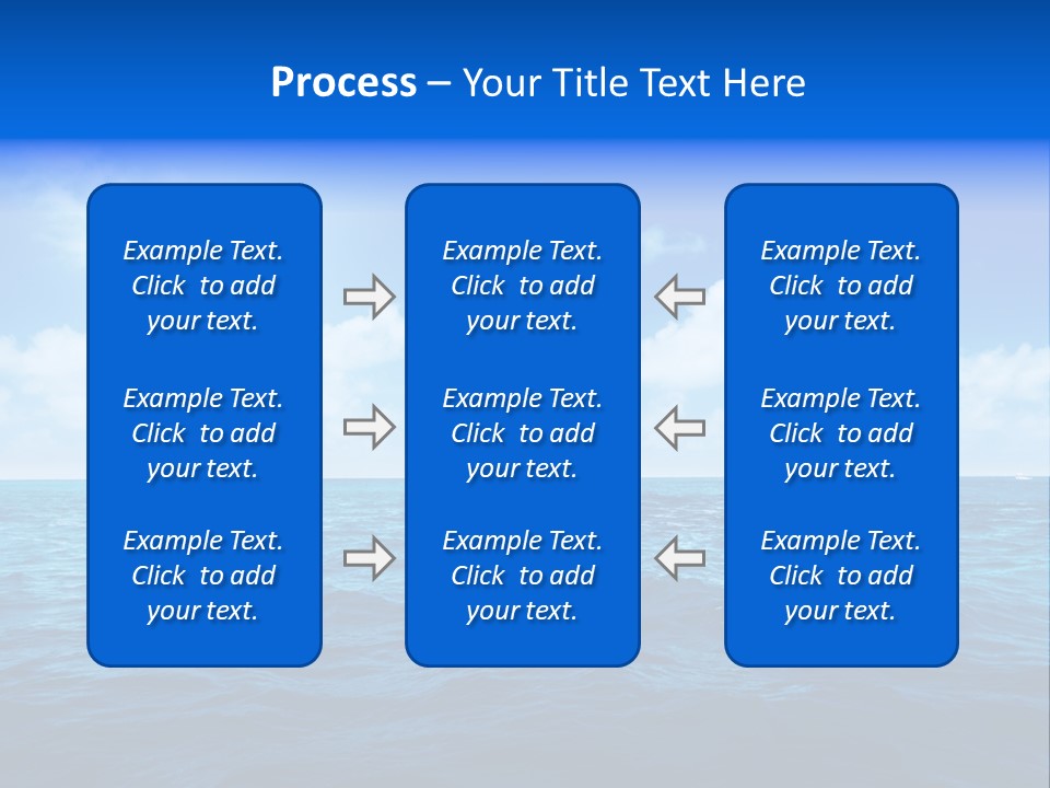 Bay Travel Paradise PowerPoint Template