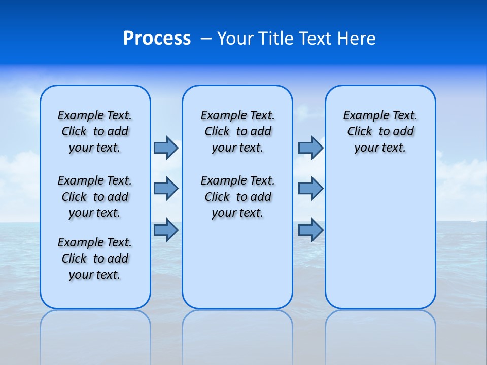 Bay Travel Paradise PowerPoint Template