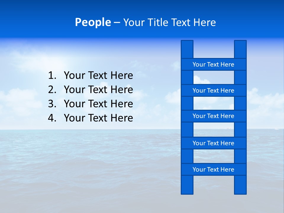 Bay Travel Paradise PowerPoint Template