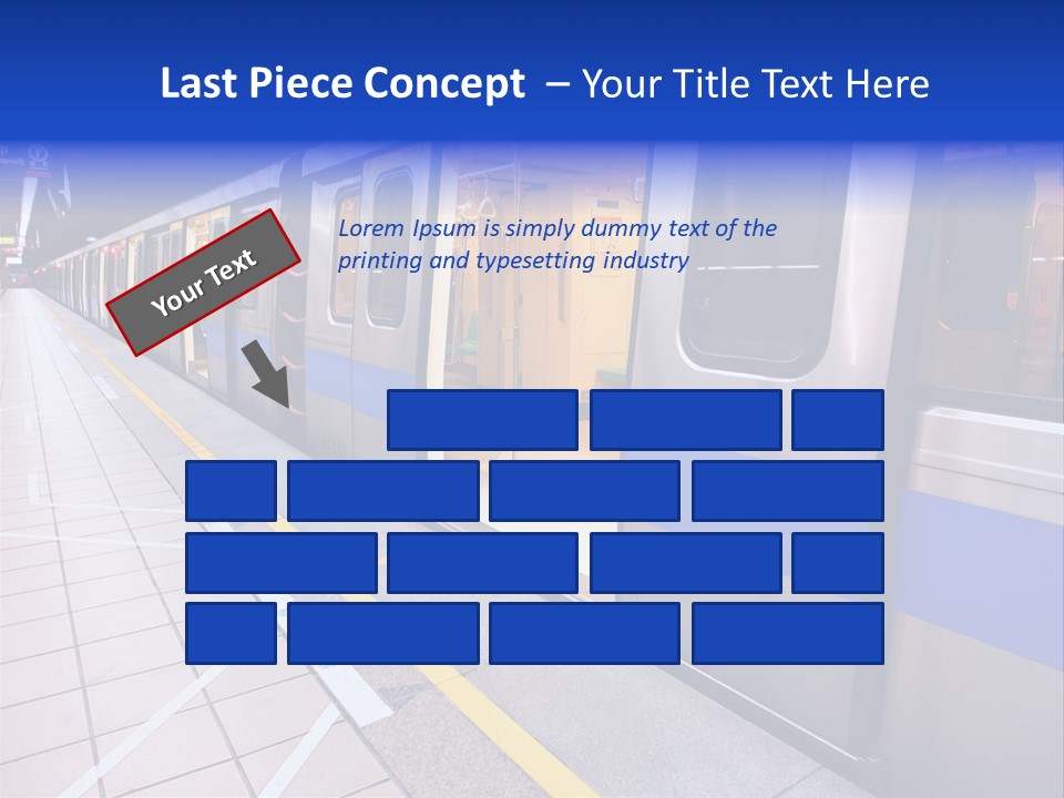 Trip Handrail Traffic PowerPoint Template