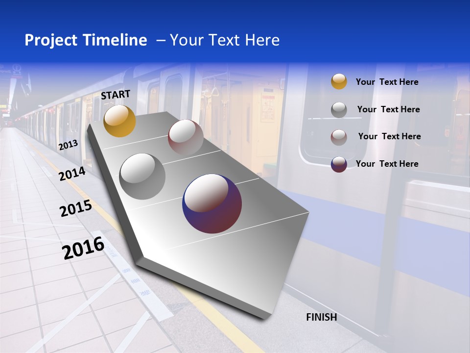 Trip Handrail Traffic PowerPoint Template