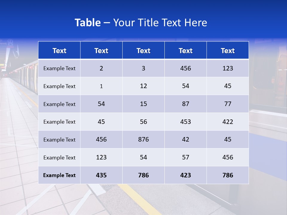 Trip Handrail Traffic PowerPoint Template