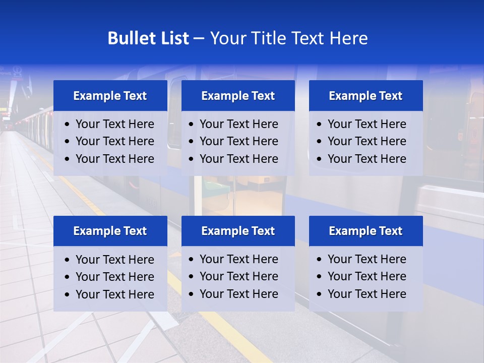 Trip Handrail Traffic PowerPoint Template