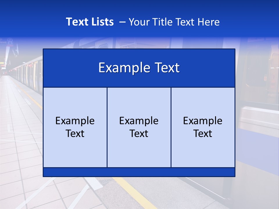 Trip Handrail Traffic PowerPoint Template