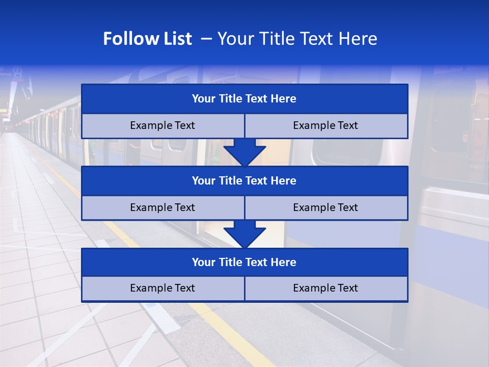 Trip Handrail Traffic PowerPoint Template