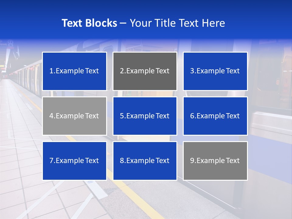 Trip Handrail Traffic PowerPoint Template