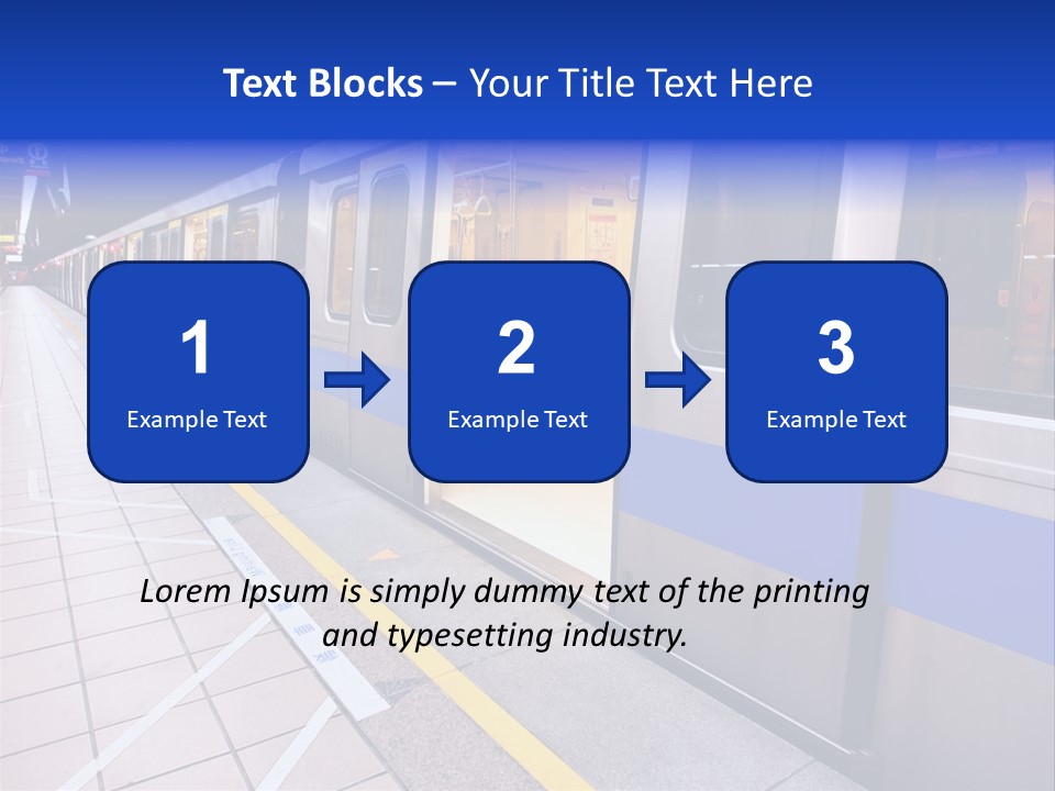 Trip Handrail Traffic PowerPoint Template