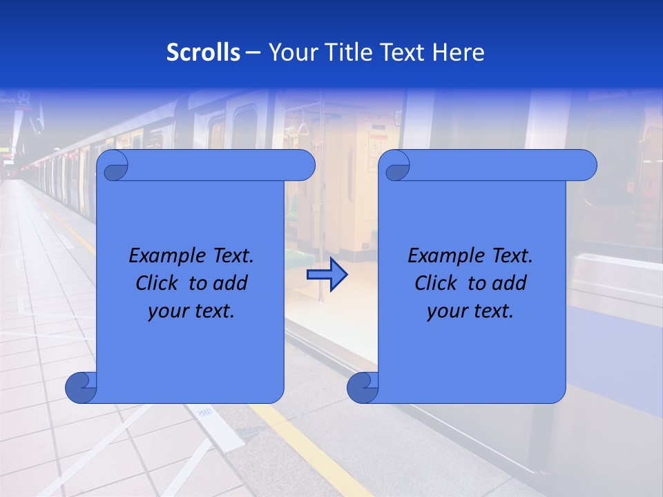 Trip Handrail Traffic PowerPoint Template