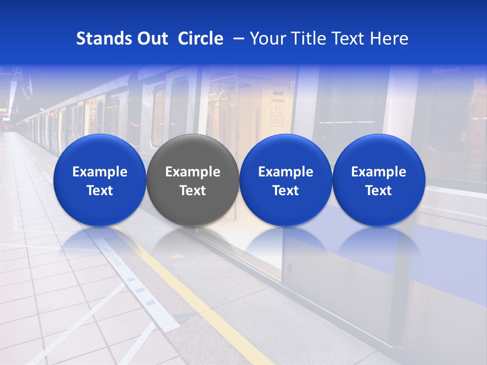 Trip Handrail Traffic PowerPoint Template
