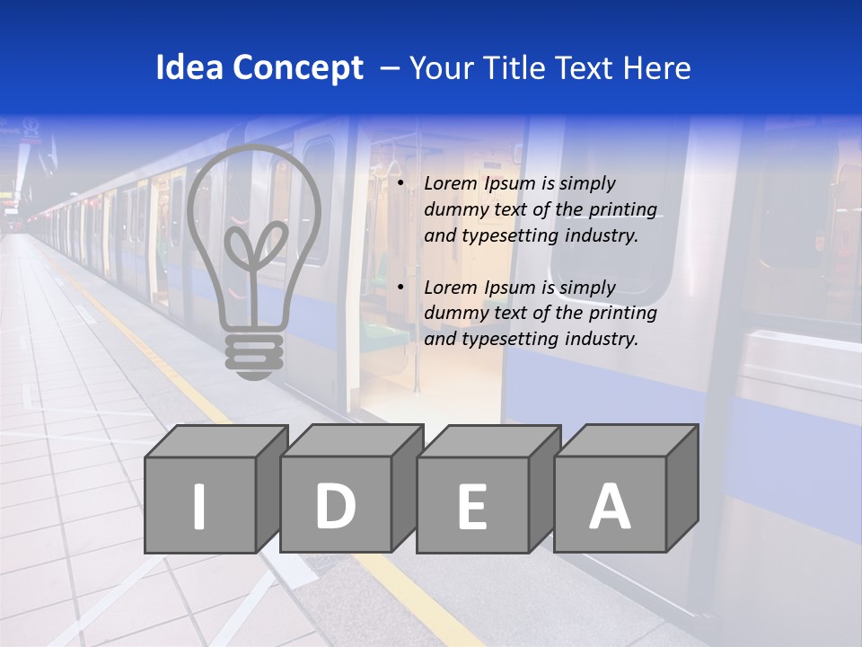 Trip Handrail Traffic PowerPoint Template