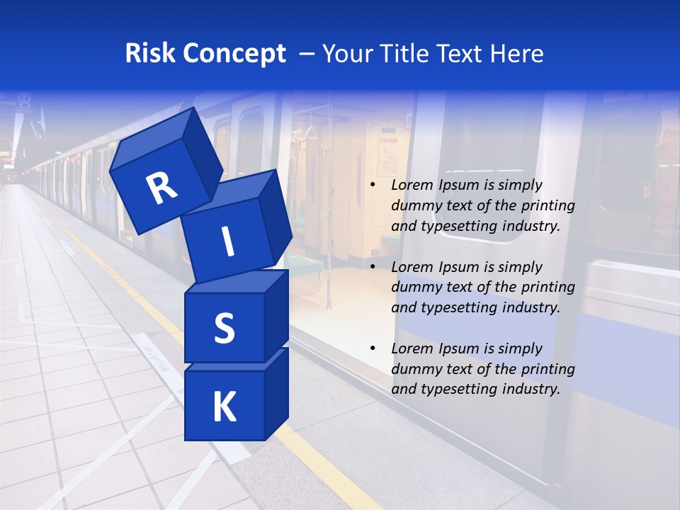Trip Handrail Traffic PowerPoint Template