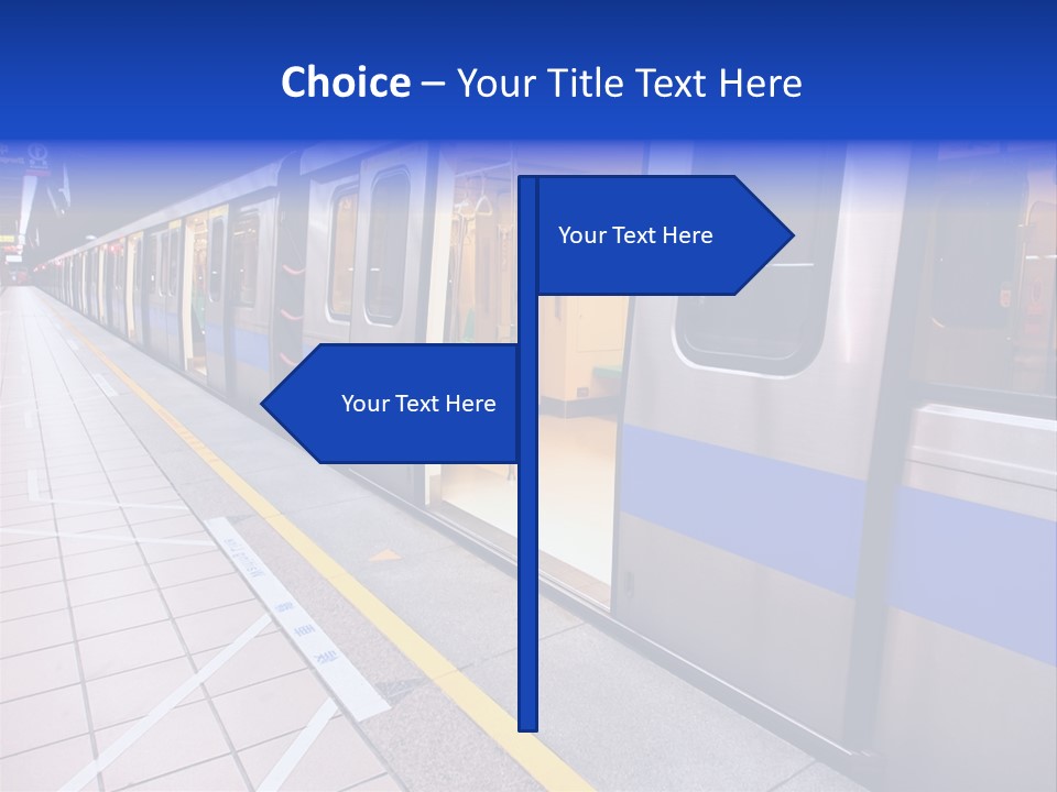 Trip Handrail Traffic PowerPoint Template