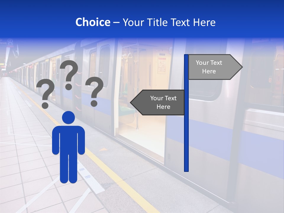Trip Handrail Traffic PowerPoint Template