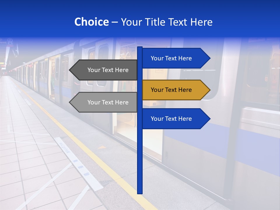 Trip Handrail Traffic PowerPoint Template