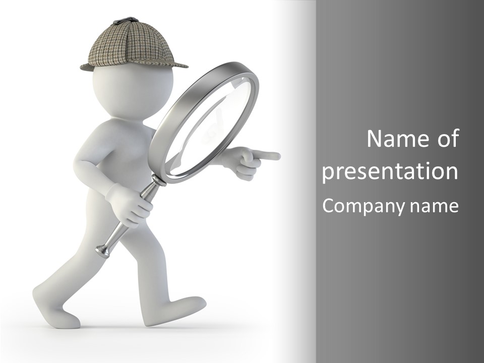 Look Glass Examine PowerPoint Template