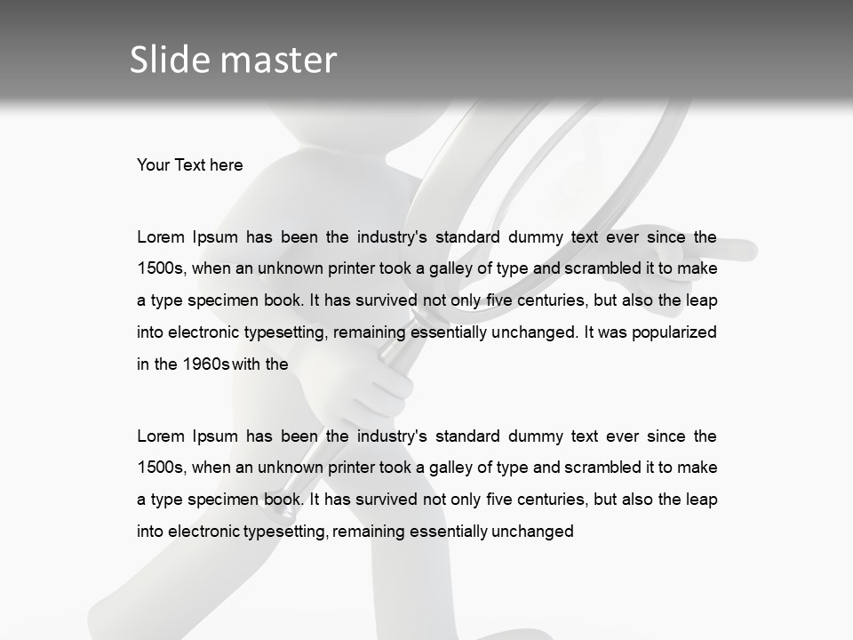 Look Glass Examine PowerPoint Template