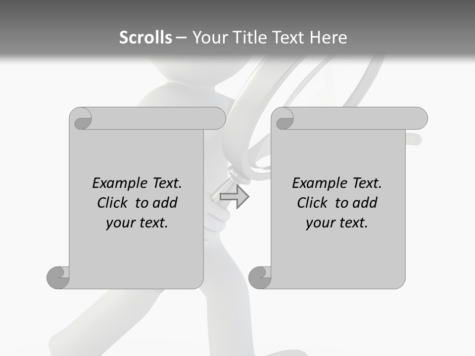 Look Glass Examine PowerPoint Template