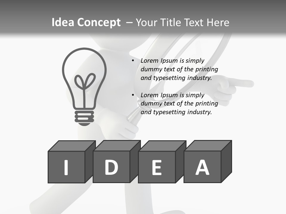 Look Glass Examine PowerPoint Template