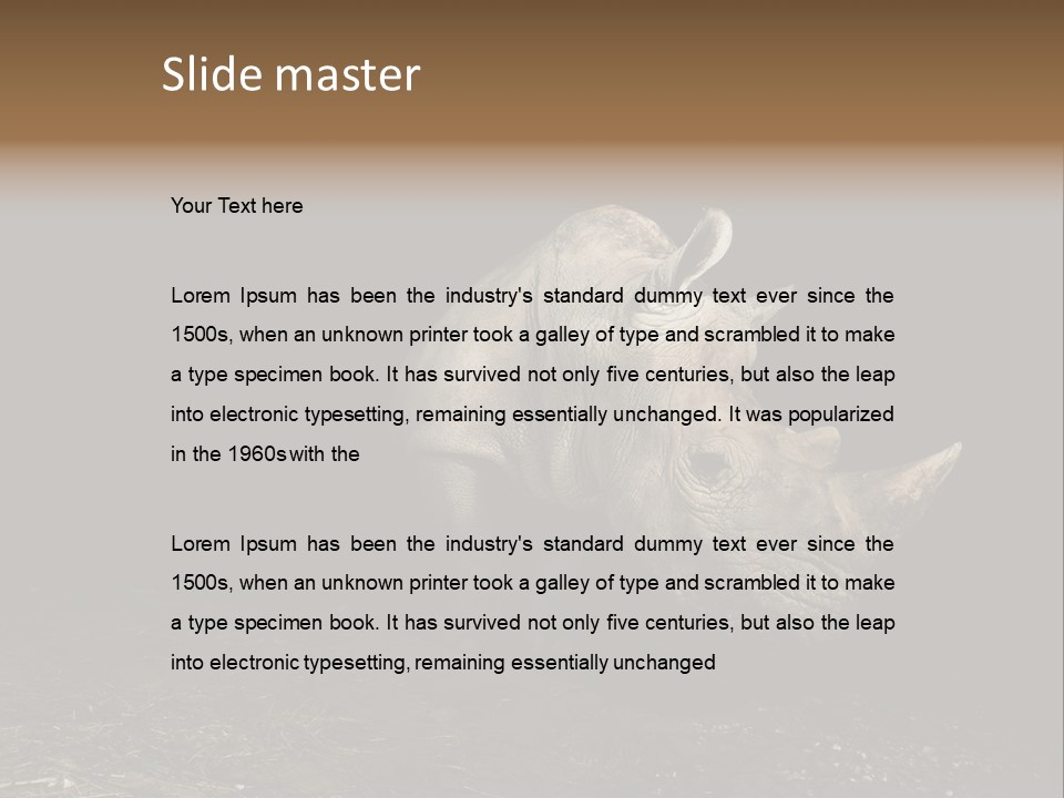 Herbivore Green Nature PowerPoint Template