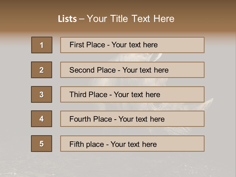 Herbivore Green Nature PowerPoint Template