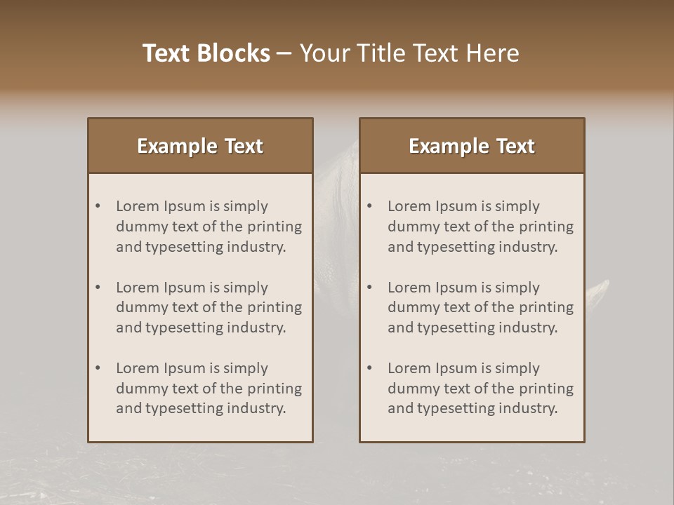 Herbivore Green Nature PowerPoint Template
