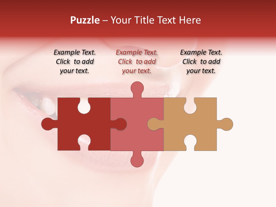 White Beauty Cheerful PowerPoint Template