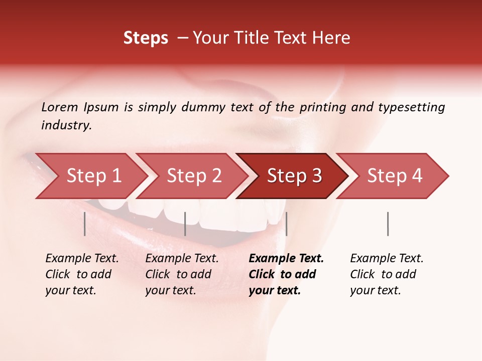 White Beauty Cheerful PowerPoint Template