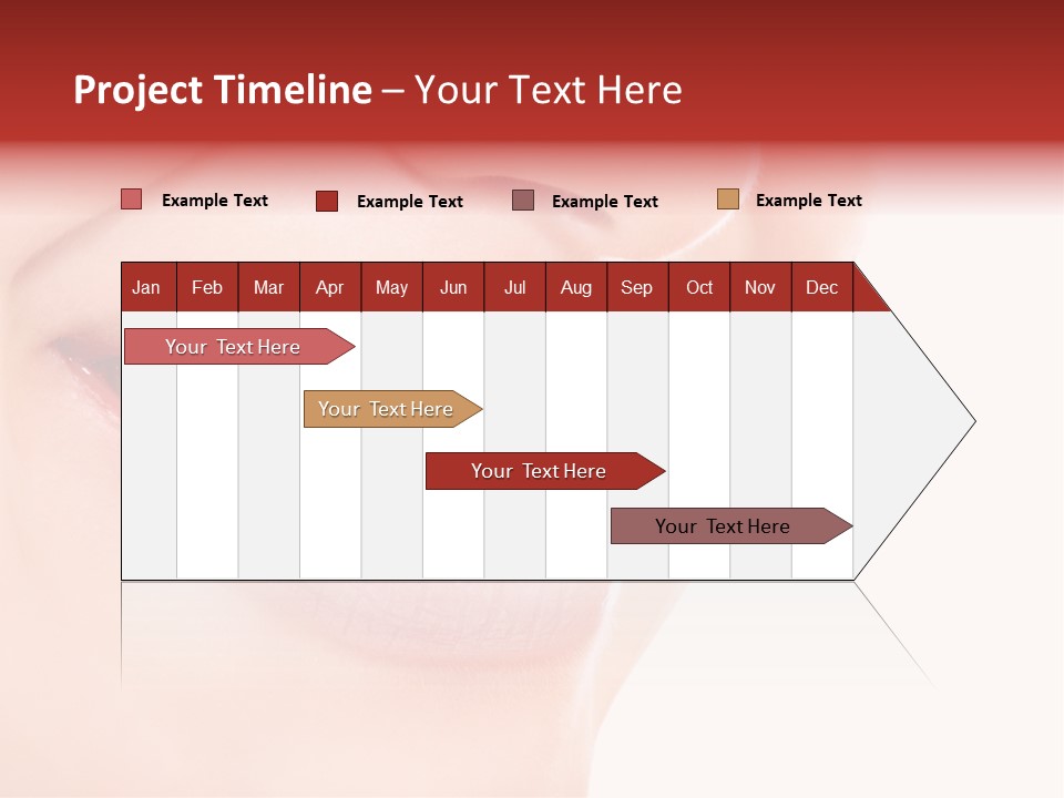 White Beauty Cheerful PowerPoint Template