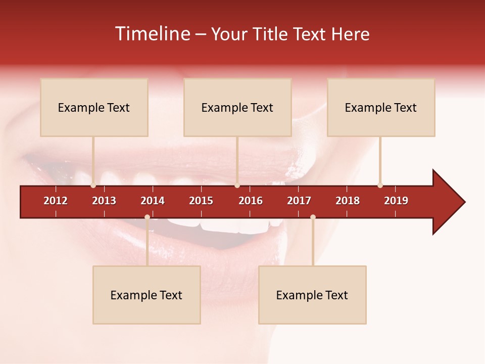 White Beauty Cheerful PowerPoint Template