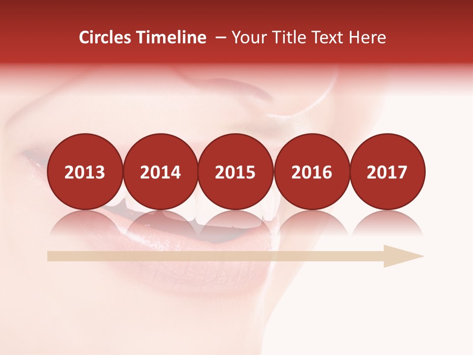 White Beauty Cheerful PowerPoint Template