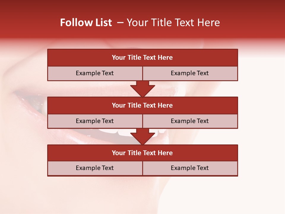 White Beauty Cheerful PowerPoint Template