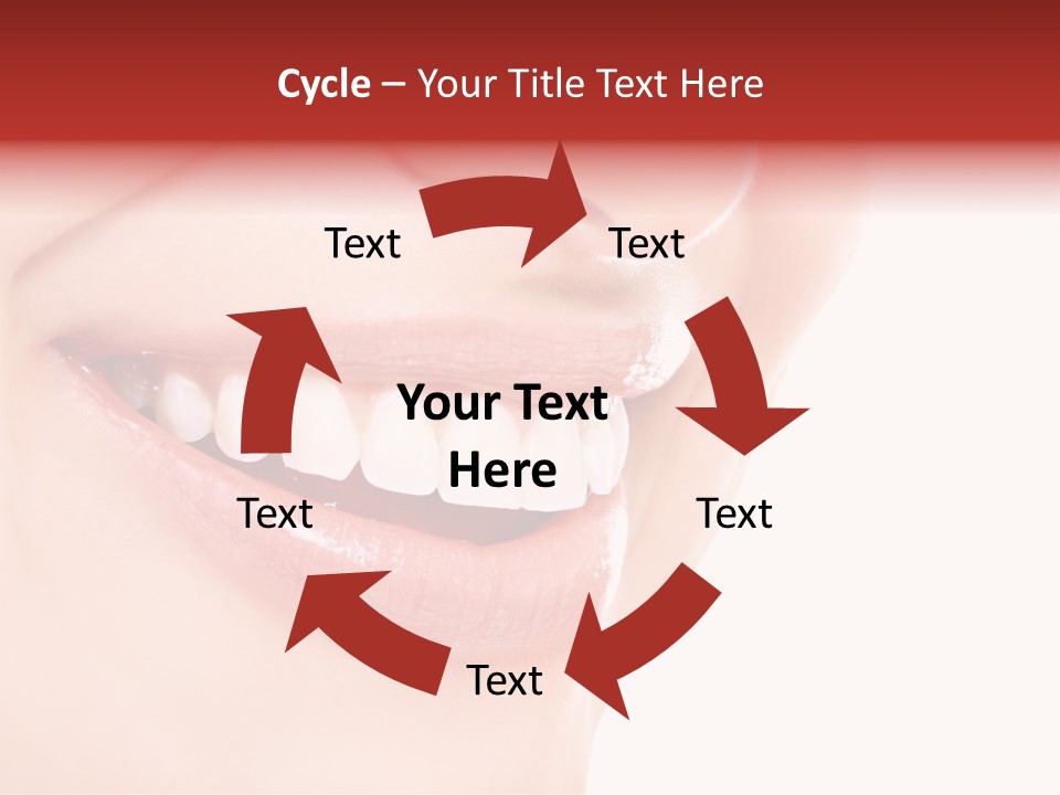 White Beauty Cheerful PowerPoint Template