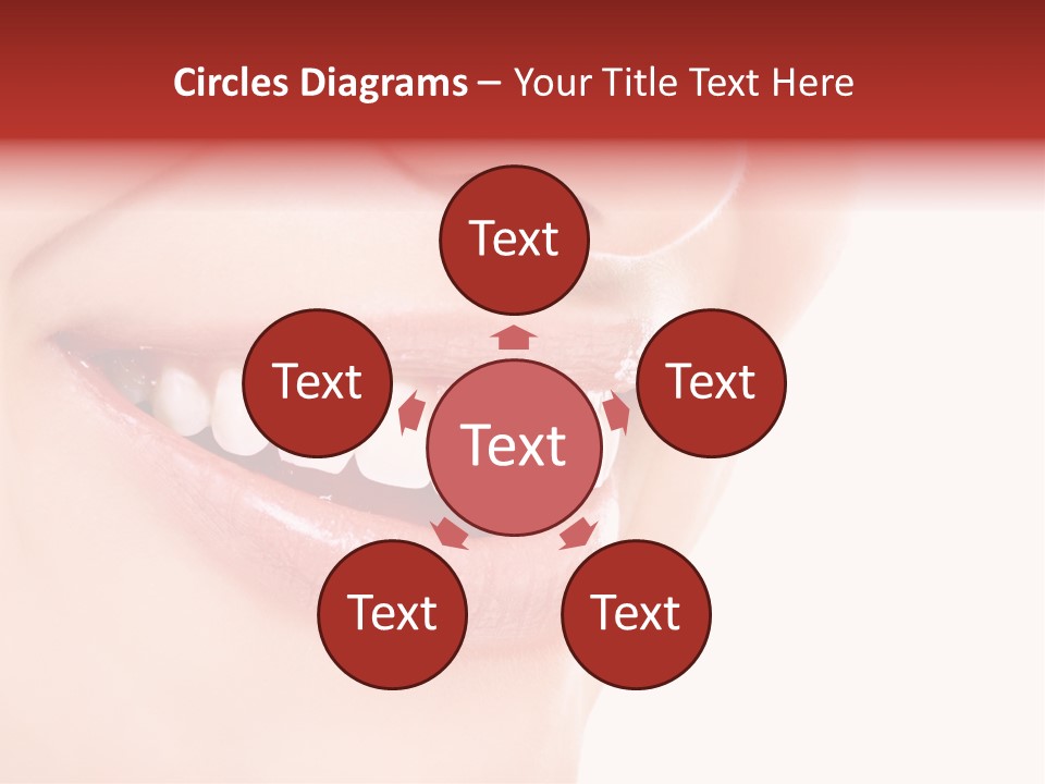 White Beauty Cheerful PowerPoint Template