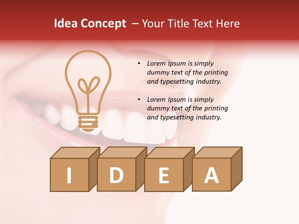 White Beauty Cheerful PowerPoint Template