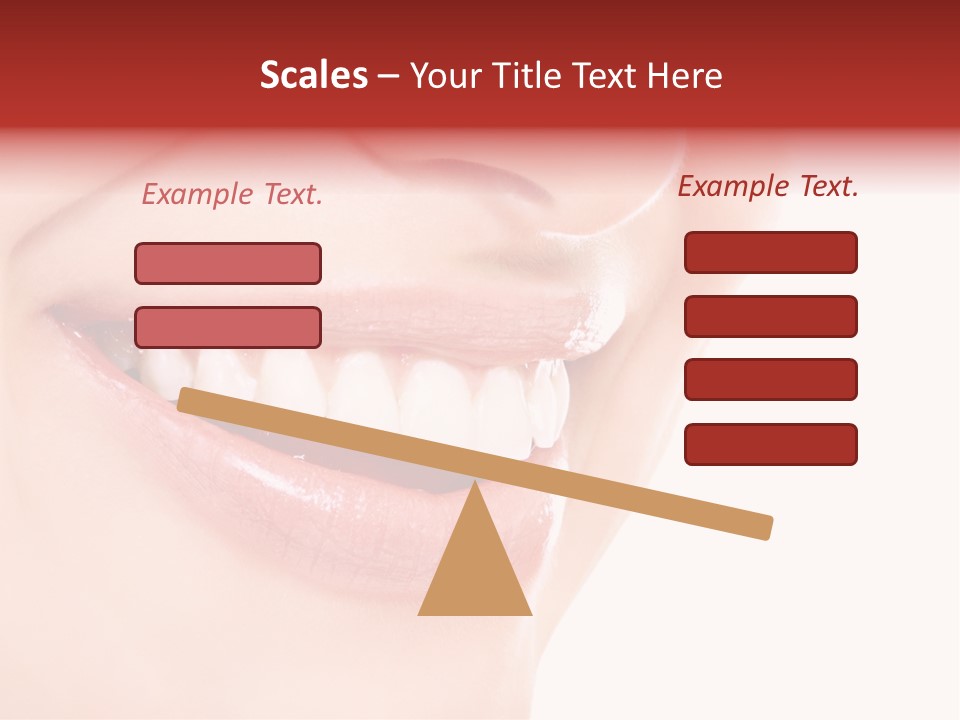 White Beauty Cheerful PowerPoint Template