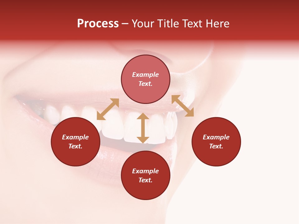 White Beauty Cheerful PowerPoint Template